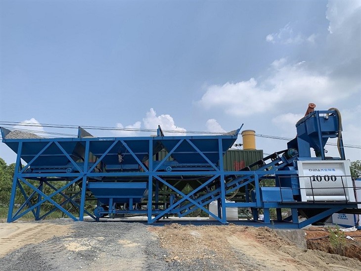 concrete mixers twin shaft