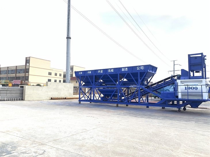 Js1000 concrete mixers twin shaft